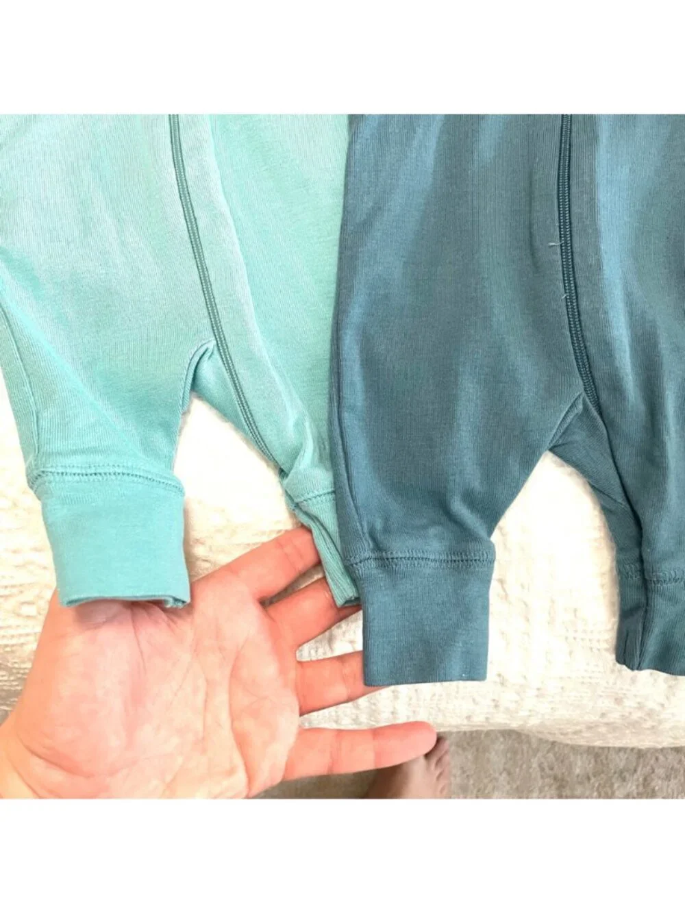 BUNDLE Primary Cotton Zip Front One Piece Sleepers Size Newborn Various Colors